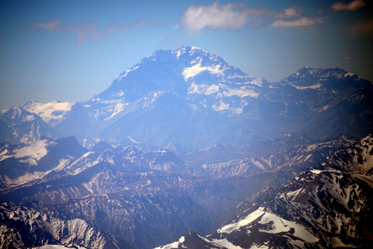 03 Aconcagua From Airplane On Flight Between Santiago And Mendoza